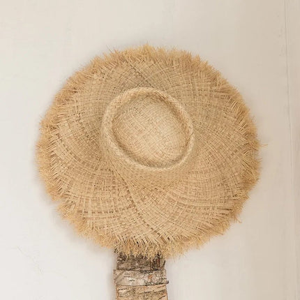 Chapeau de paille raphia - Beige 1 - M (56 - 58cm) | La boutique du chapeau