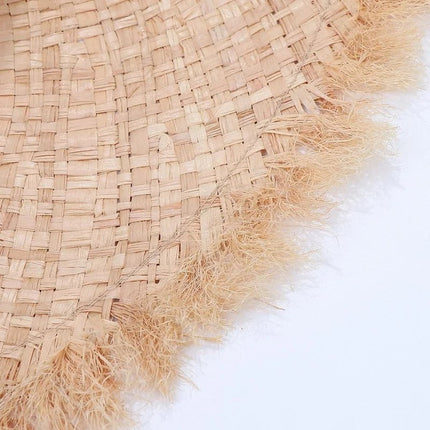Chapeau de paille raphia - Beige - M (56 - 58cm) | La boutique du chapeau