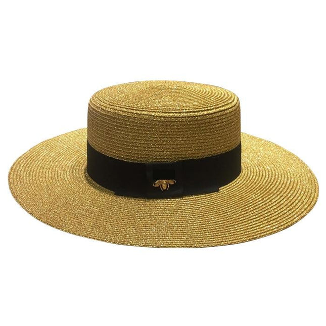 Chapeau de paille rétro - M (56 - 58cm) - | La boutique du chapeau