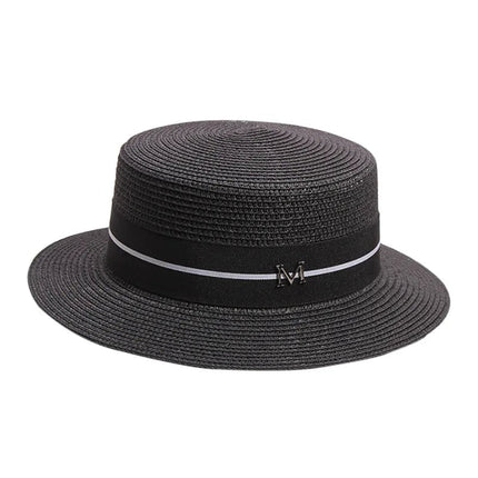 Chapeau de paille tissé - Beige - M (56 - 58cm) | La boutique du chapeau