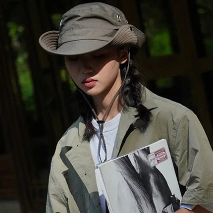 Chapeau de pêche - Kaki - L (58 - 59cm) | La boutique du chapeau