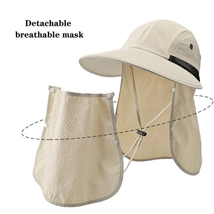 Chapeau de pêche ajustable - Gris - M (56 - 58cm) | La boutique du chapeau