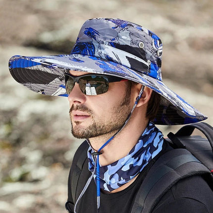 Chapeau de pêche en coton - Rouge - M (56 - 58cm) | La boutique du chapeau