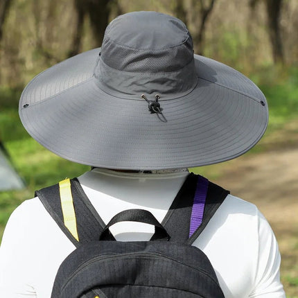 Chapeau de pêche en toile durable - kaki - Ajustable (du 54 au 59) | La boutique du chapeau