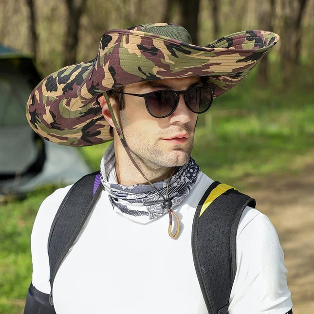 Chapeau de pêche en toile durable - Gris clair - Ajustable (du 54 au 59) | La boutique du chapeau