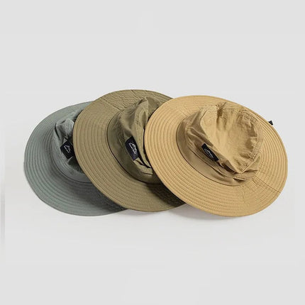 Chapeau de pêche femme avec cordon ajustable - Kaki - M (56 - 58cm) | La boutique du chapeau