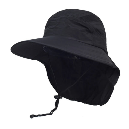 Chapeau de pêche homme et femme - Noir - M (56 - 58cm) | La boutique du chapeau