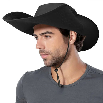 Chapeau de pêche homme grande taille - Noir - L (58 - 59cm) | La boutique du chapeau