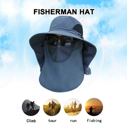Chapeau de pêche homme protection solaire - Beige 1 - Ajustable (du 54 au 59) | La boutique du chapeau