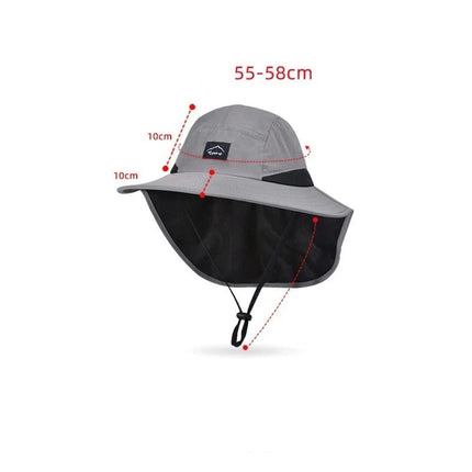 Chapeau de pêche imperméable - Gris foncé - M (56 - 58cm) | La boutique du chapeau