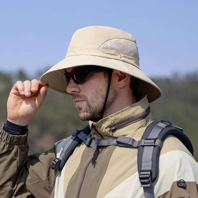 Chapeau de pêche imperméable - Noir - M (56 - 58cm) | La boutique du chapeau
