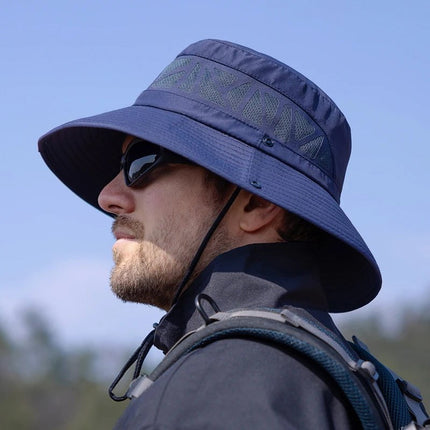 Chapeau de pêche imperméable - Noir - M (56 - 58cm) | La boutique du chapeau