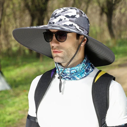 Chapeau de pêche pour voyages - Camouflage 7 - Ajustable (du 54 au 59) | La boutique du chapeau