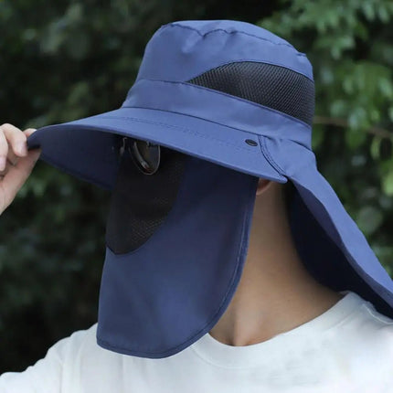 Chapeau de pêche UV - Noir - M (56 - 58cm) | La boutique du chapeau