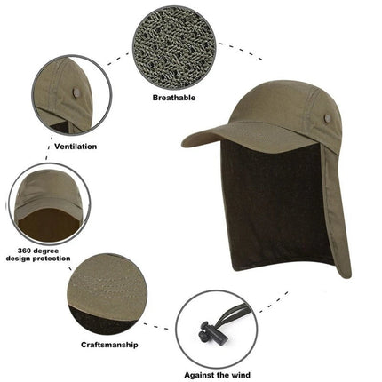 Chapeau de pêcheur été - Kaki - M (56 - 58cm) | La boutique du chapeau