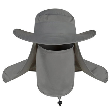 Chapeau de pêcheur homme en coton - Gris foncé - Ajustable (du 54 au 59) | La boutique du chapeau
