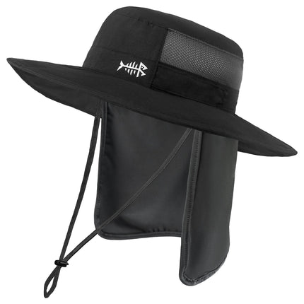 Chapeau de pêcheur homme en nylon - Noir - M (56 - 58cm) | La boutique du chapeau