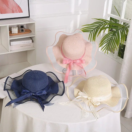 Chapeau de plage - Bleu - M (56 - 58cm) | La boutique du chapeau