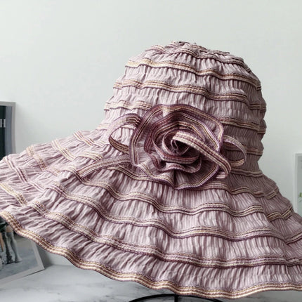 Chapeau de plage - Violet - M (56 - 58cm) | La boutique du chapeau