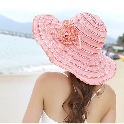 Chapeau de plage - Blanc - M (56 - 58cm) | La boutique du chapeau