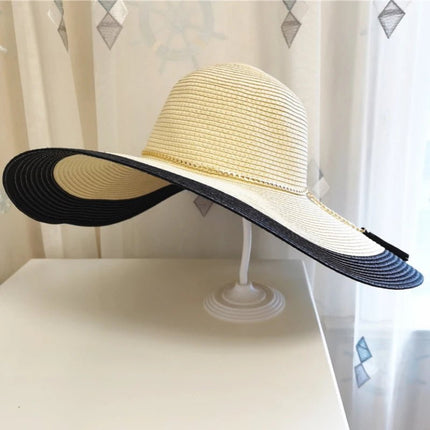 Chapeau de plage Anti - UV - Beige - M (56 - 58cm) | La boutique du chapeau