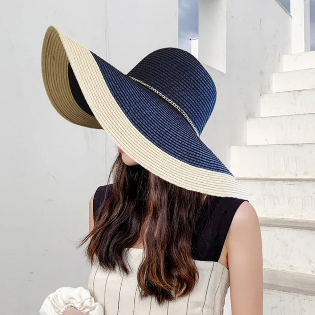 Chapeau de plage Anti - UV - Beige - M (56 - 58cm) | La boutique du chapeau