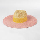 Chapeau de plage en paille - Jaune rose Beige - M (56 - 58cm) | La boutique du chapeau