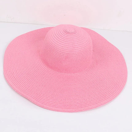 Chapeau de plage femme - Rose - M (56 - 58cm) | La boutique du chapeau