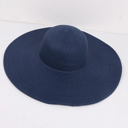 Chapeau de plage femme - Bleu marine - M (56 - 58cm) | La boutique du chapeau