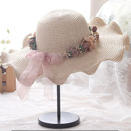 Chapeau de plage ondulé - Khaki - M (56 - 58cm) | La boutique du chapeau