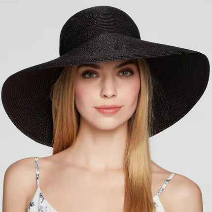 Chapeau de plage pliable - Blanc - M (56 - 58cm) | La boutique du chapeau