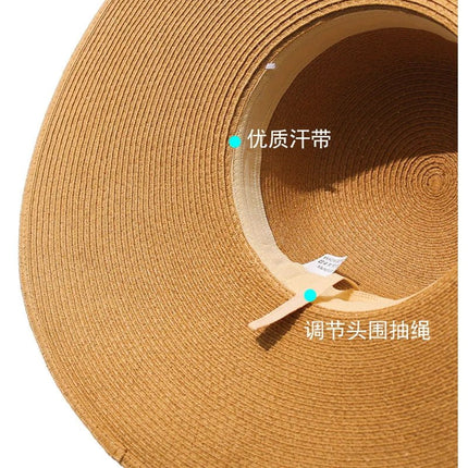 Chapeau de plage pliable - Blanc - M (56 - 58cm) | La boutique du chapeau