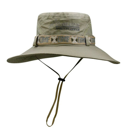 Chapeau de randonnée à large bord - 8 - Ajustable (du 54 au 59) | La boutique du chapeau