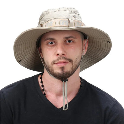 Chapeau de randonnée à large bord - 1 - Ajustable (du 54 au 59) | La boutique du chapeau