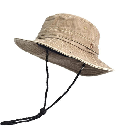 Chapeau de randonnée en coton - Noir - M (56 - 58cm) | La boutique du chapeau