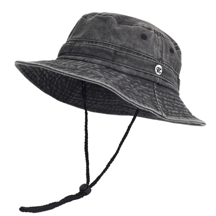 Chapeau de randonnée en coton - Noir - M (56 - 58cm) | La boutique du chapeau