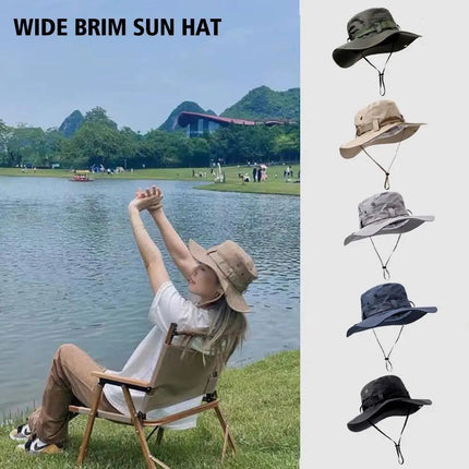 Chapeau de randonnée été - Gris foncé - M (56 - 58cm) | La boutique du chapeau