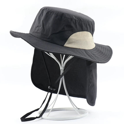 Chapeau de randonnée femme - Noir - Ajustable (du 54 au 59) | La boutique du chapeau