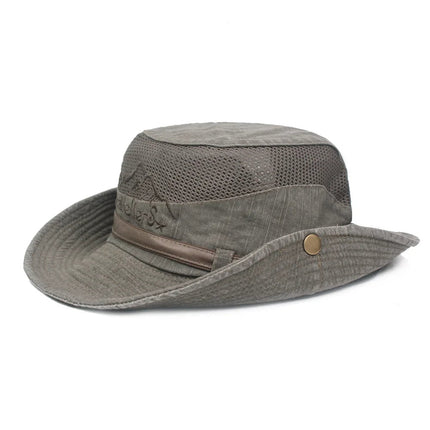 Chapeau de randonnée homme - Vert - Ajustable (du 54 au 59) | La boutique du chapeau
