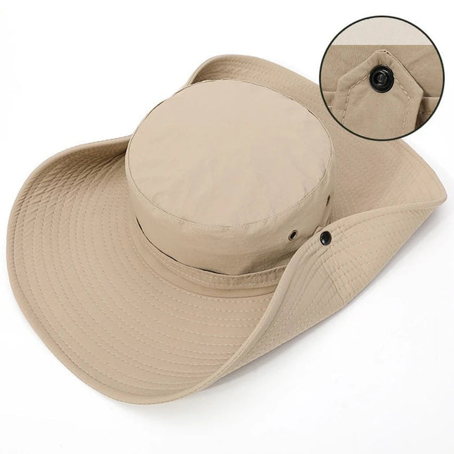 Chapeau de randonnée homme - Kaki - XL (60 - 61cm) | La boutique du chapeau