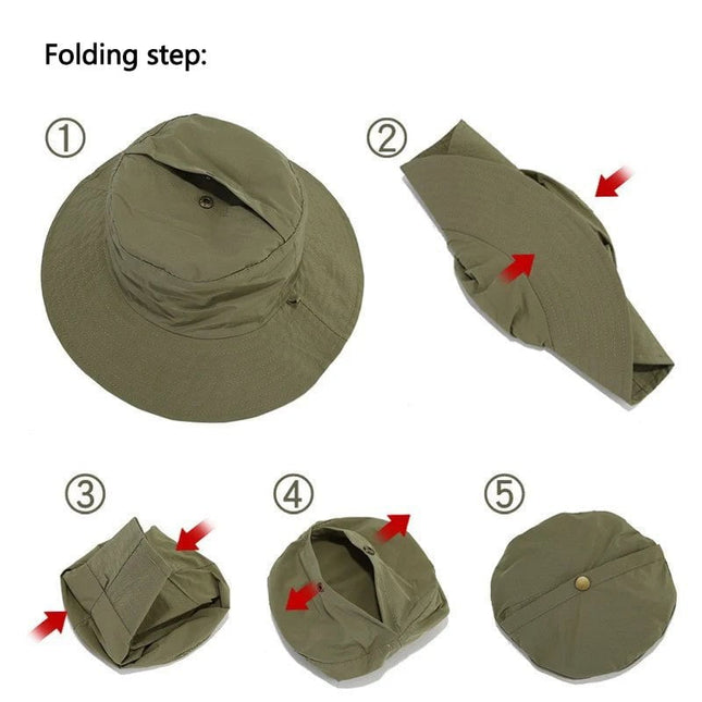 Chapeau de randonnée imperméable - Kaki - M (56 - 58cm) | La boutique du chapeau