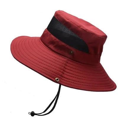 Chapeau de randonnée pliable - Bordeau - M (56 - 58cm) | La boutique du chapeau