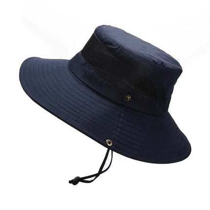 Chapeau de randonnée pliable - Bleu - M (56 - 58cm) | La boutique du chapeau