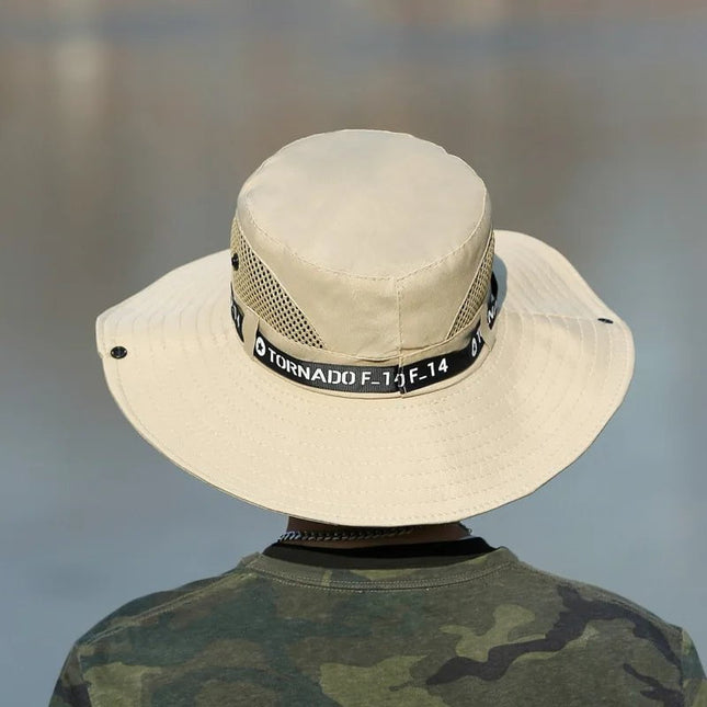 Chapeau de randonnée respirant - Noir - M (56 - 58cm) | La boutique du chapeau