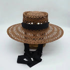 Chapeau de raphia tissé à la main - 8 - M (56 - 58cm) | La boutique du chapeau