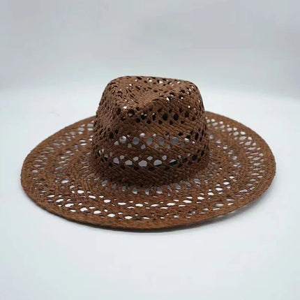 Chapeau de raphia tissé à la main - 1 - M (56 - 58cm) | La boutique du chapeau