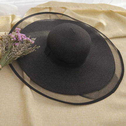 Chapeau de soleil à large bord - Beige - M (56 - 58cm) | La boutique du chapeau