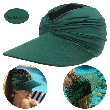 Chapeau de soleil à visière pour femmes - Vert - M (56 - 58cm) | La boutique du chapeau