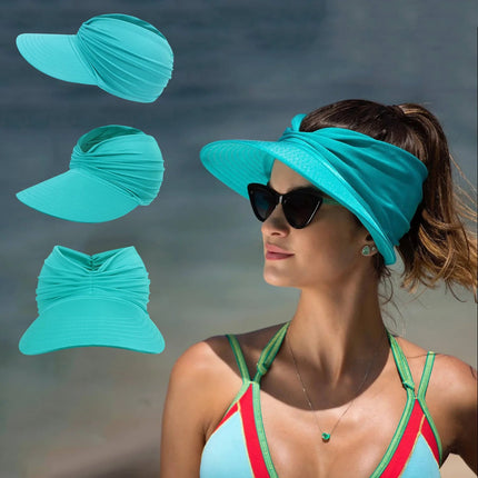 Chapeau de soleil à visière pour femmes - Rose rouge - M (56 - 58cm) | La boutique du chapeau
