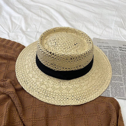 Chapeau de soleil ajouré - Beige - M (56 - 58cm) | La boutique du chapeau